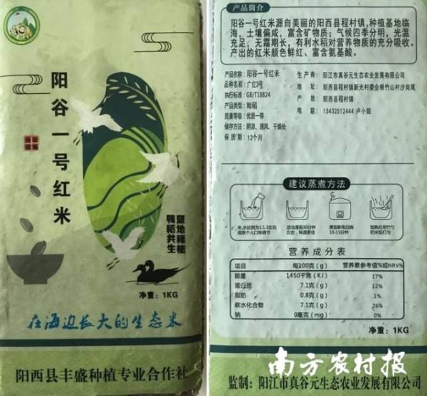 阳谷一号红米。